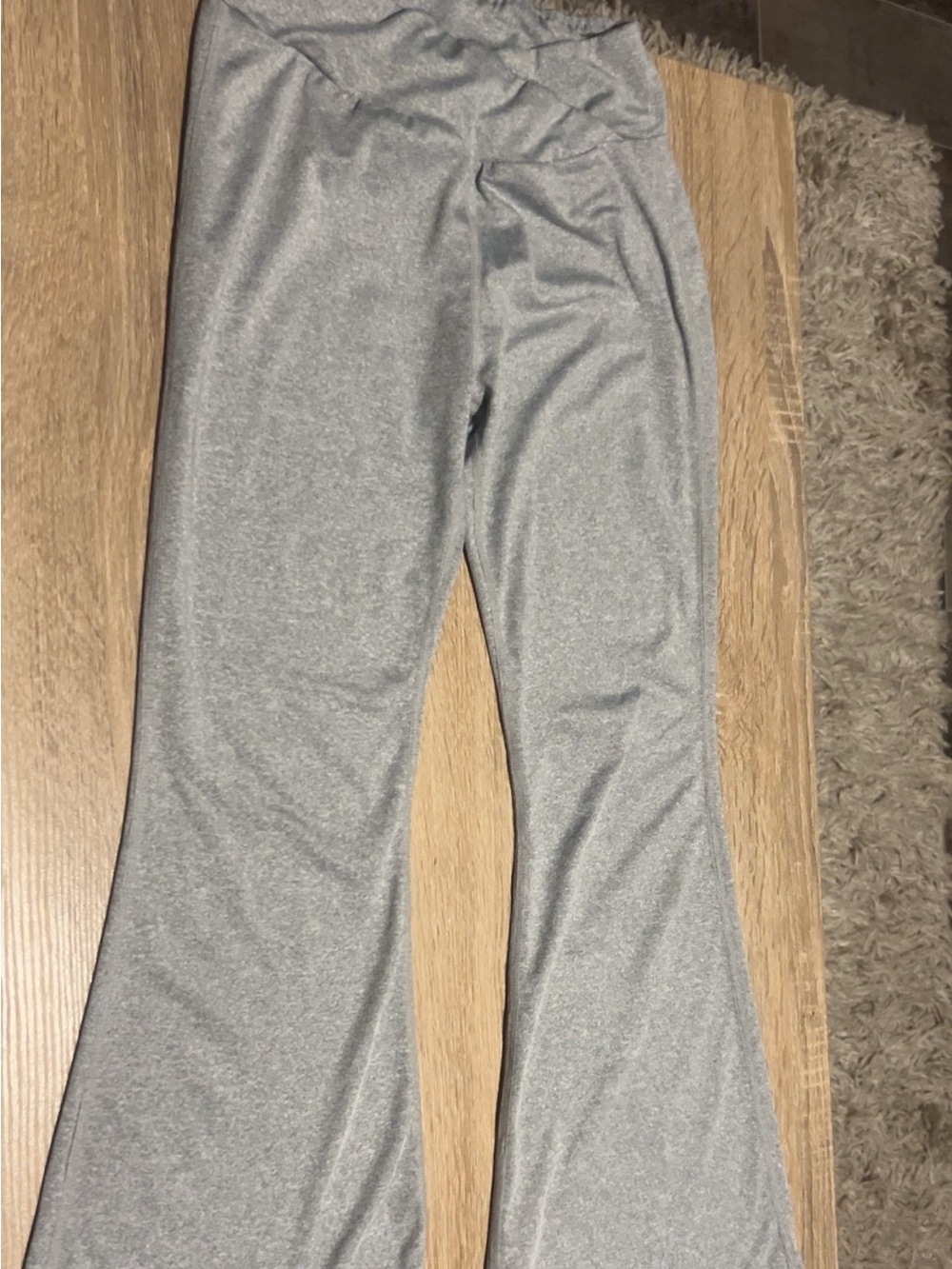 Kids' Gray Flare Lounge Pants - Comfort Stretch